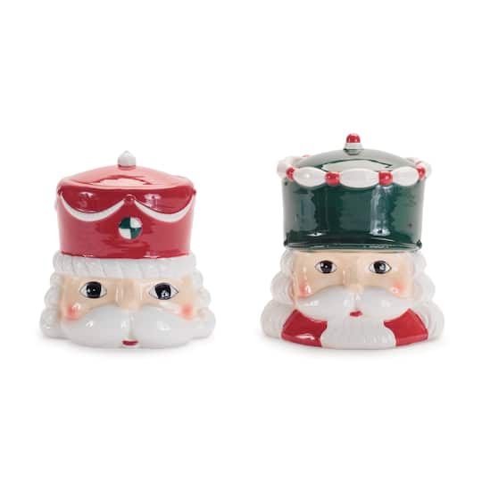 Melrose Ceramic Nutcracker Canister Set